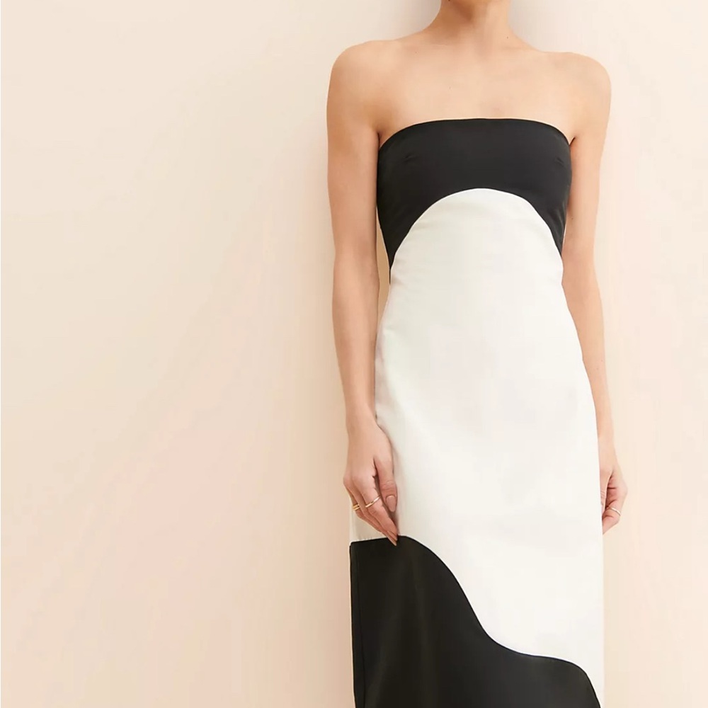 Free People Find Me Now Carter Strapless Midi Dress